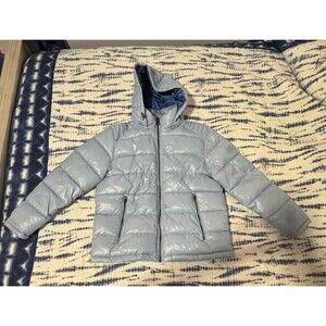 Guess Sky Blue Puffer Jacket